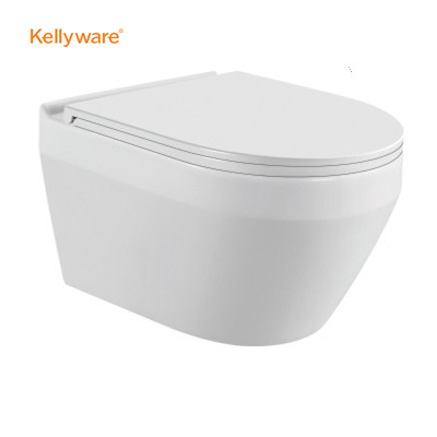 Chaozhou sanitary ware toilet easy to clean ceramic bathroom wall hung wc toilet bowl