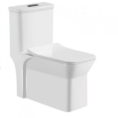 Bathroom Sanitary ware eddy double hole flushing Ceramic one piece toilet