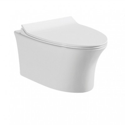 Chaozhou sanitary ware  washdown p-trap 180mm wall hung  toilet for home