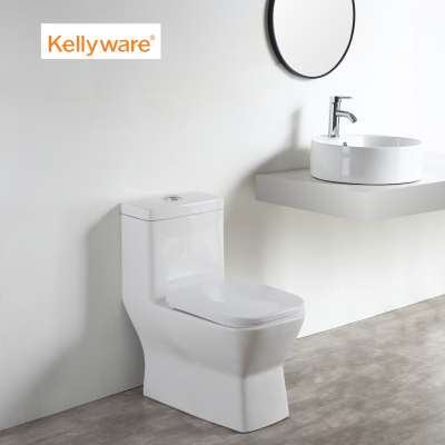 One piece  siphonic and washdown ceramic toilet p-trap Chaozhou Sanitario retrete wc  inodoros