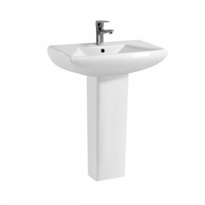 High Quality Sanitary Ware Ceramic Pedestal Sink for bathroom wash hand basin