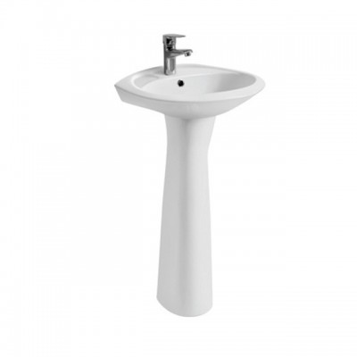 Chaozhou Sanitary ware ceramic hand wash basin with pedestal wash basin