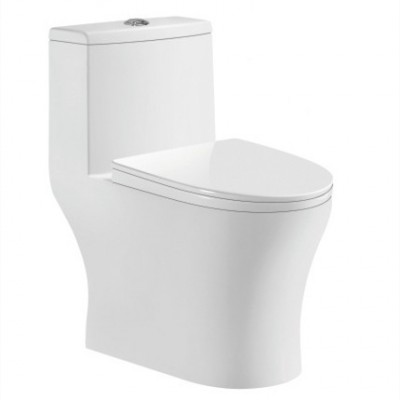 Chaozhou Sanitary ware Oscar eddy double hole one piece toilet Siphonic toilet w.c