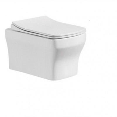 Wall hung toilet rimless washdown ceramic toilet P-trap sanitarios retrete  inodoros soft close